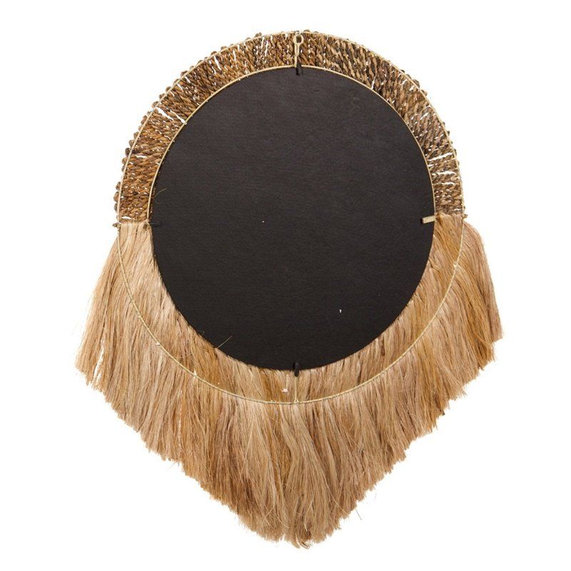 espejo fibras naturales