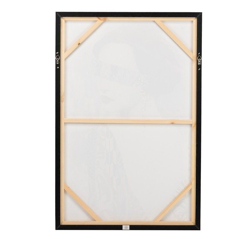 cuadro mujer gafas con foam