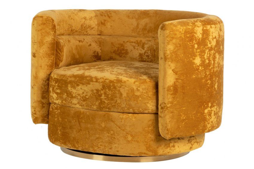 sillón mostaza