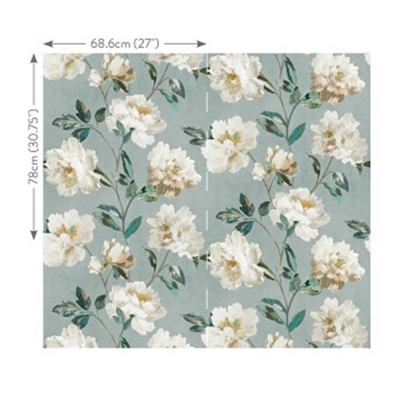 papel pintado flores