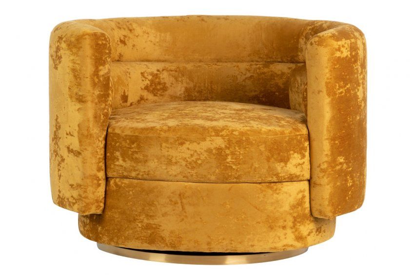sillón mostaza
