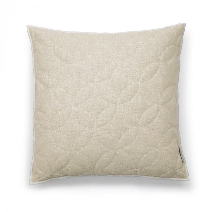 Cojín beige guateado