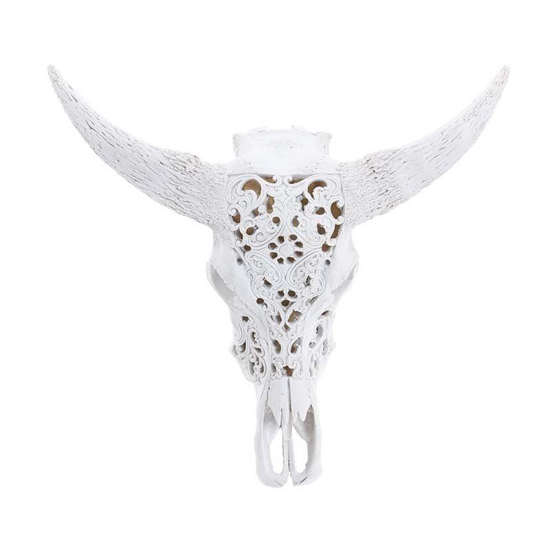 Cabeza Toro pared resina