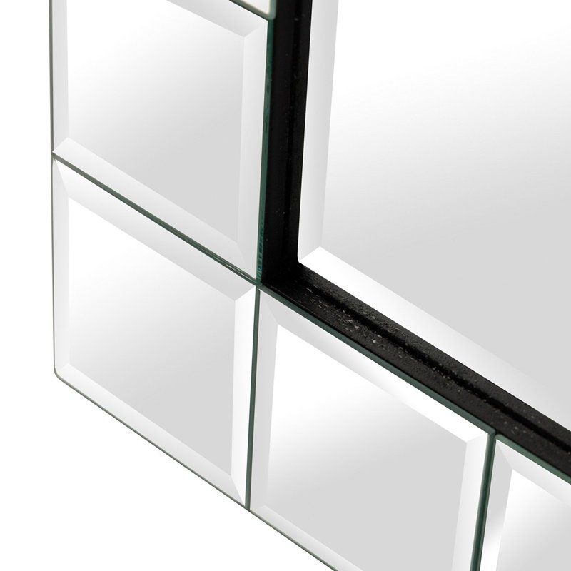 Espejo con marco de cristal