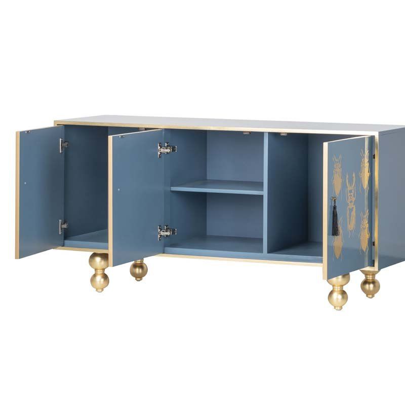 aparador pintado a mano