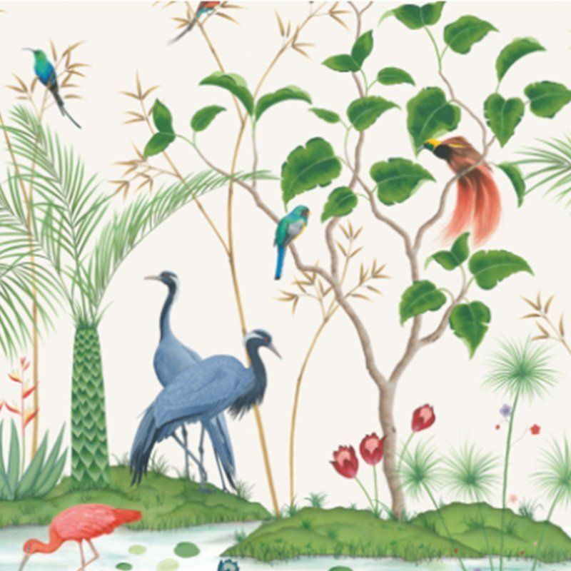 tela de lino estampada