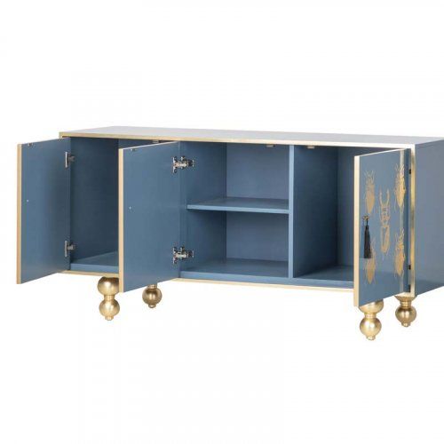 aparador pintado a mano