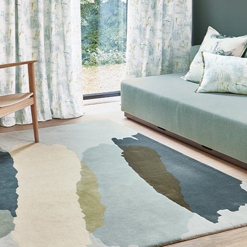 alfombra de lana de fabricación manual