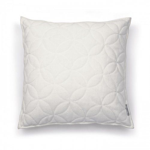 Cojín blanco guateado
