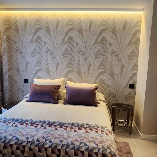 Dormitorio morado