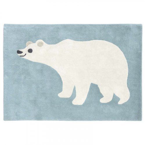 alfombra oso lana y viscosa