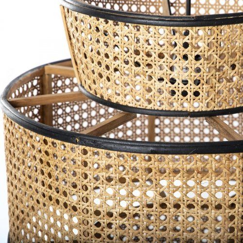 Lámpara de techo ratán