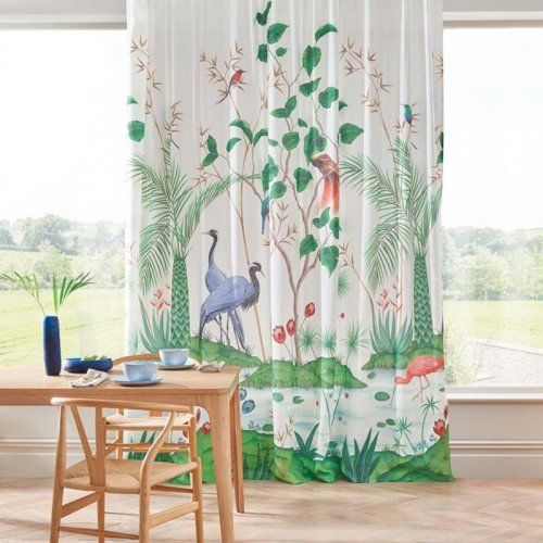 tela de lino estampada