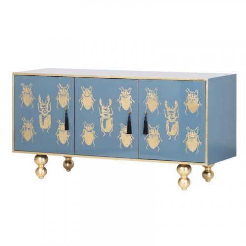 aparador pintado a mano