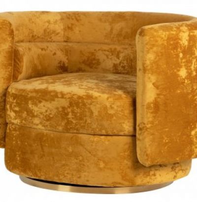 sillón mostaza